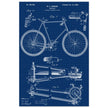 Vintage bicycle patent 1899 by M. C Johnson.