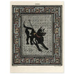 Watchdog mosaic chromolithograph reproduction Cave Canem by Victor Steeger