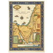 The Picture Map of the Holy Land by Harold Haven Brown . Biblical Palestine vintage map.