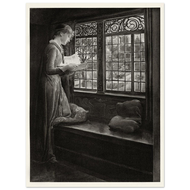 The Eve of Saint Mark –  by Will Hicok Low, illustration for John Keats’ Odes and Sonnets (1887)