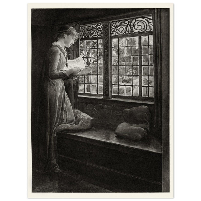 The Eve of Saint Mark –  by Will Hicok Low, illustration for John Keats’ Odes and Sonnets (1887)