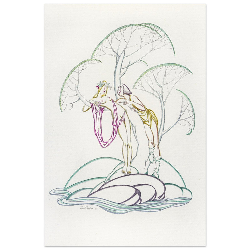 Daphnis and Chloe illustration by John Austen.