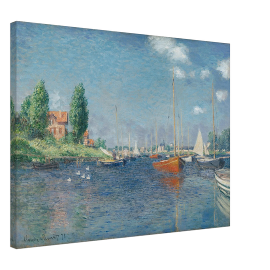 Red Boats Argenteuil by Claude Monet