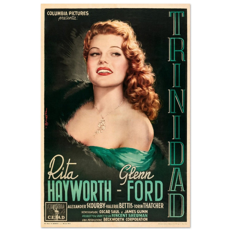 Affair in Trinidad movie poster.