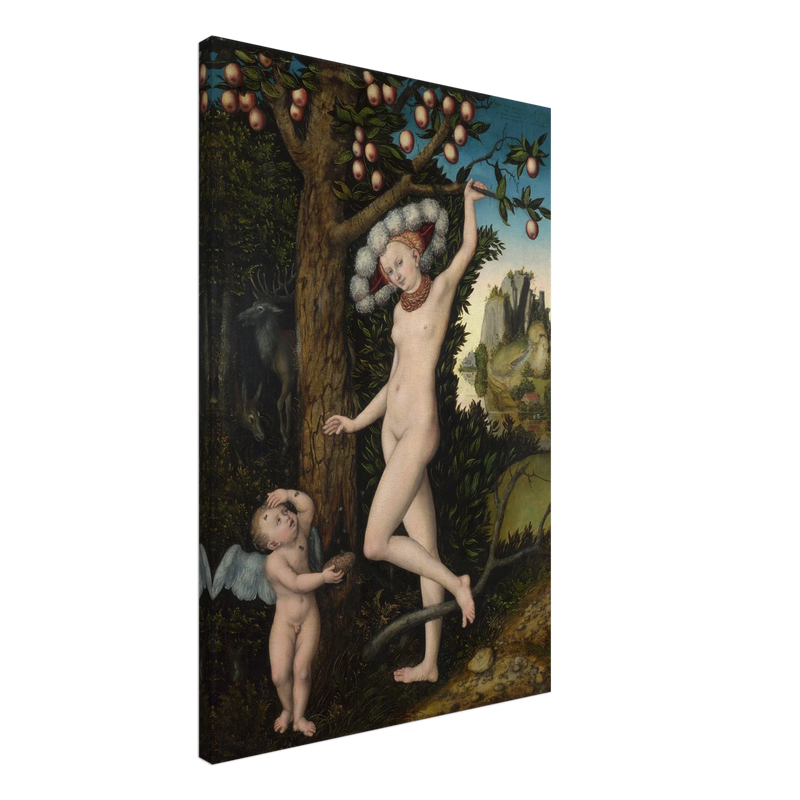 Canvas Cupid complaining to Venus by Lucas Cranach the Elder 1525.