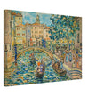 Canaletto antique painting in Venice Italy. Bacino di S. Marco.