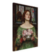 John William Waterhouse painting Gather Ye Rosebuds While Ye May