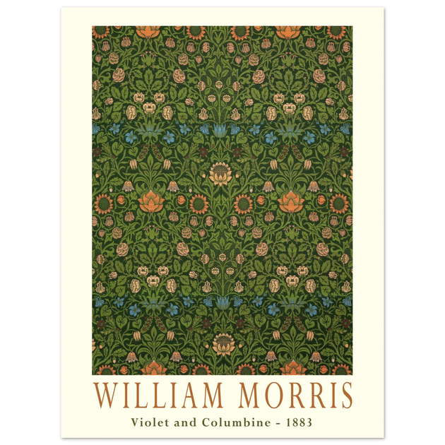 William Morris Violet and Columbine.