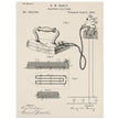 Electric Flat Iron patent by Henry W. Seeley Patent 259.054
