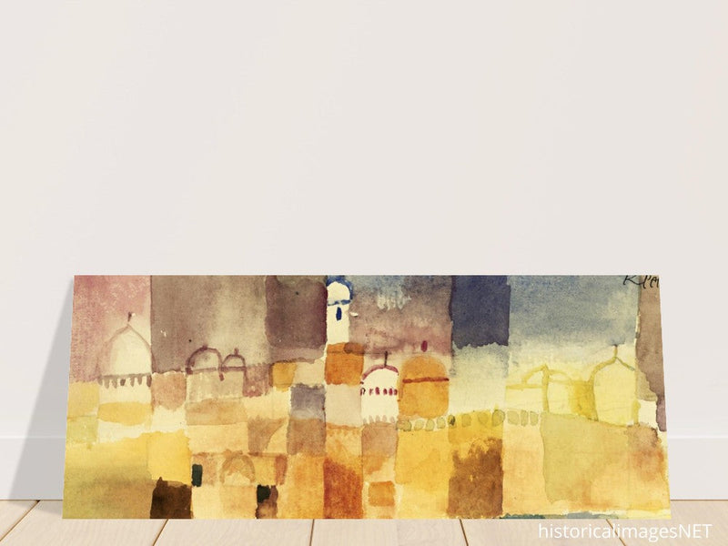 Paul Klee View of Kirwan abstarct painting.  wallart