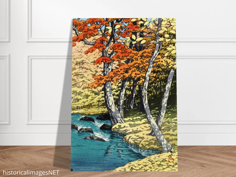 Autumn in Oirase by Kawase Hasui