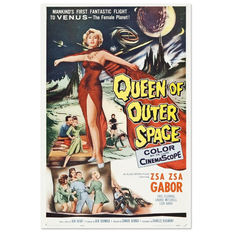 Queen of Outer Space movie poster.