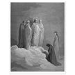 The Divine Comedy by Gustave Dore illustration. Paradise. The Heaven of the fixed stars.