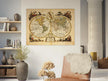 Ancient world map print. Il Mappamondo o sia Descrizione Generale del Globo by Antonio Zatta
