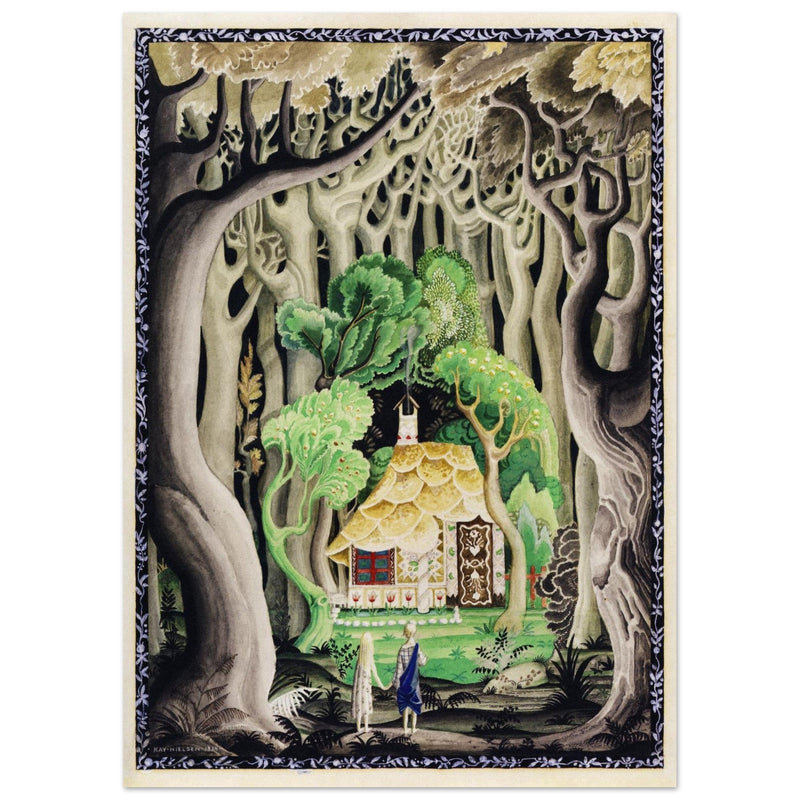Kay Nielsen and his illustration  for Hansel and Gretel.