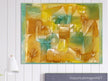 Paul Klee Fascsade brown green 1919. Modern abstract painting.    and redesigned wallart
