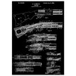 Firearm historic patent 1900. Matte paper