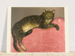 Winter Cat on a Cushion poster Author: Théophile Alexandre Pierre Steinlen 1909