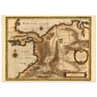Ancient map print of Central America and the northwestern part of South America 1631.