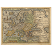 Old map poster of Europe Itinerarium orbis christiani by Michael Freiherr von Aitzing