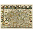 The Holy Roman Empire ancient map by Jan Jansson . Nova Germaniae Descriptio .