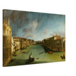 Venice Italy old painting by Canaletto. The Grand Canal from Palazzo Balbi towards the Rialto.