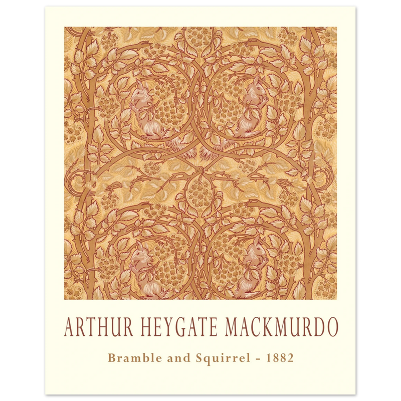 Arthur Heygate Mackmurdo Bramble and Squirrel .