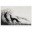 Louis Icart Coursing II - Young Woman with Greyhounds