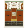 Architecture and mural paintings in Pompeii illustrated by G de Simone , project by Fausto and Felice Niccolini.
