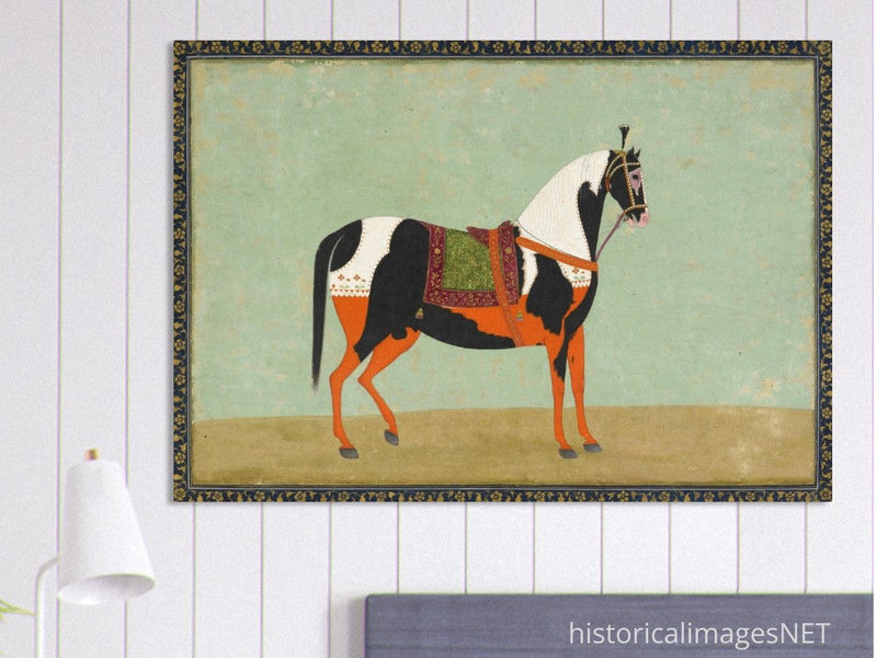 A horse painting. Unknown author of the XIX Century.