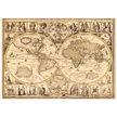 World map. Nouvelle et Exacte Description du Globe Terrestre Reveue Corrigee et Augmentee ... by Guillaume Blaeu
