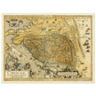 Vinatge old map of China Ancient asian cartography by Abraham Ortelius.