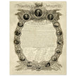 Declaration of Independence of America manuscript. 1819 by John Binns.
