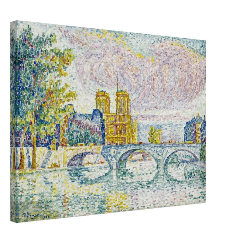 Paul Signac La Cite, Paris. The city Paris painting.