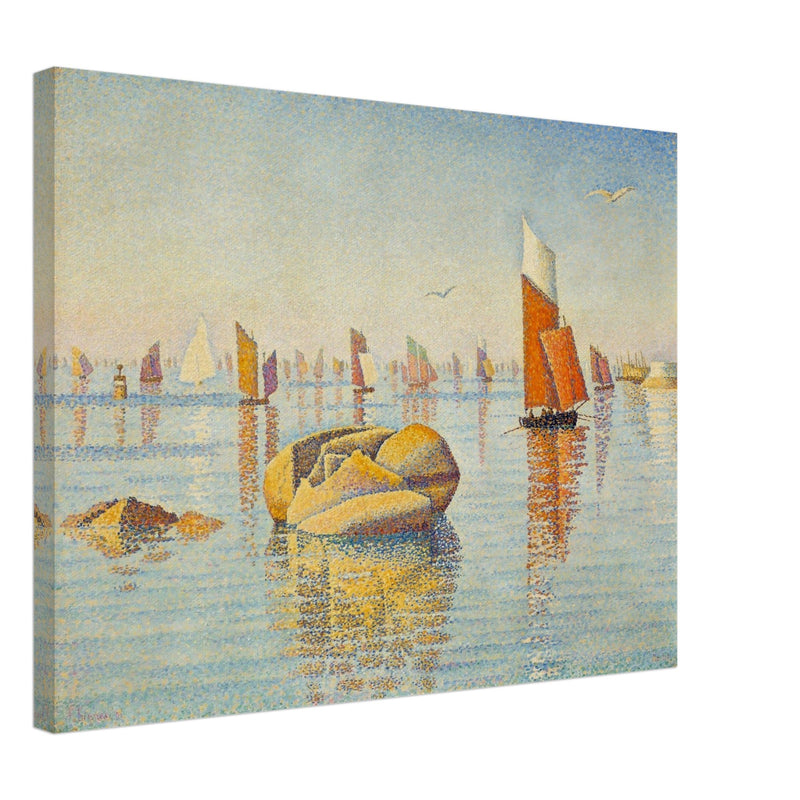 Paul Signac Concarneau, calme du matin painting