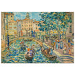 Canaletto antique painting in Venice Italy. Bacino di S. Marco.