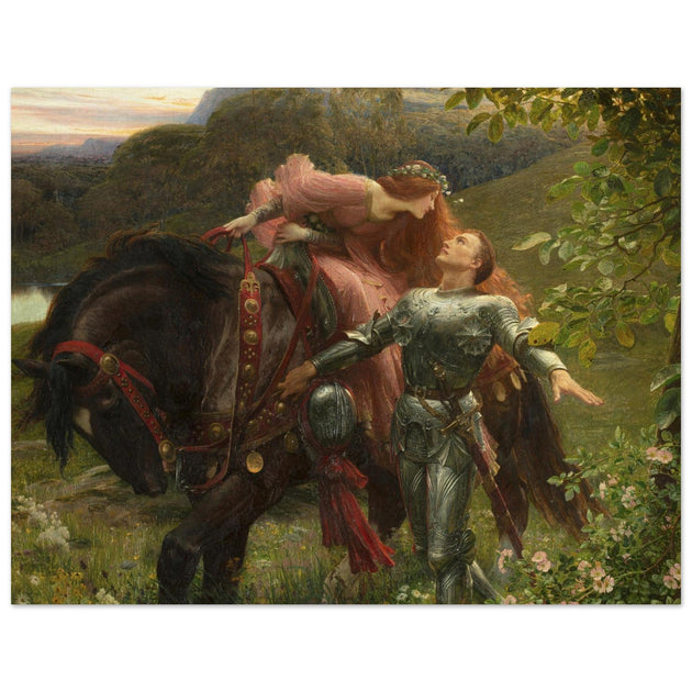 La Belle Dame sans Merci painting by Frank Dicksee