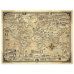Pictorial Map of the World Wonders  by Ernest Dudley Chase.