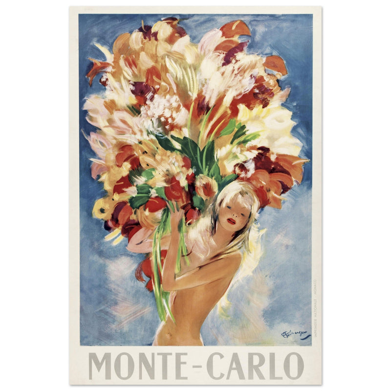 Monte Carlo flower girl by Jean Gabriel Domergue.