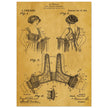 Bust reducer brassiere vintage patent by M Perillat