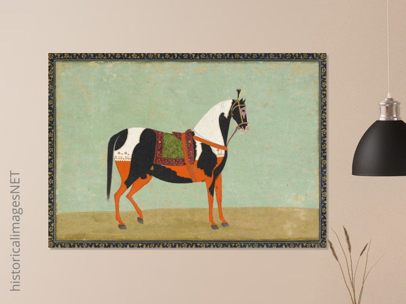 A horse painting. Unknown author of the XIX Century.