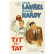 Tit for Tat with Stan Laurel and Oliver Hardy movie poster.