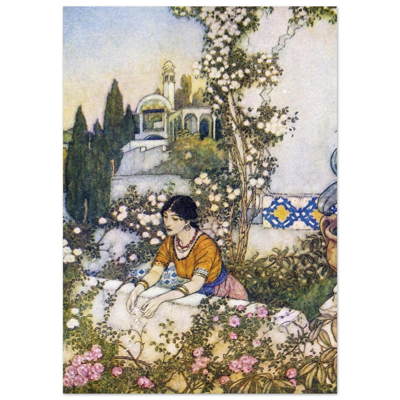 Edmund Dulac The Rubaiyat of Omar Khayyam vintage illustration.