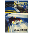 Le Mans 24 hours car race vintage print  1958 by Beligond.