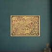 A Pictorial old ancient map of Germany by Ernest Dudley Chase.