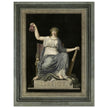 Liberté ( french Liberty statue ) (1792) engraving vintage print reproduction. French Revolution.