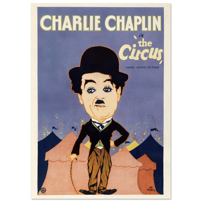 Charlie Chaplin in The Circus movie poster.
