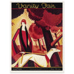 Vanity Fair vintage cover  1926 by Victor Bobritsky Elegant woman with dog -