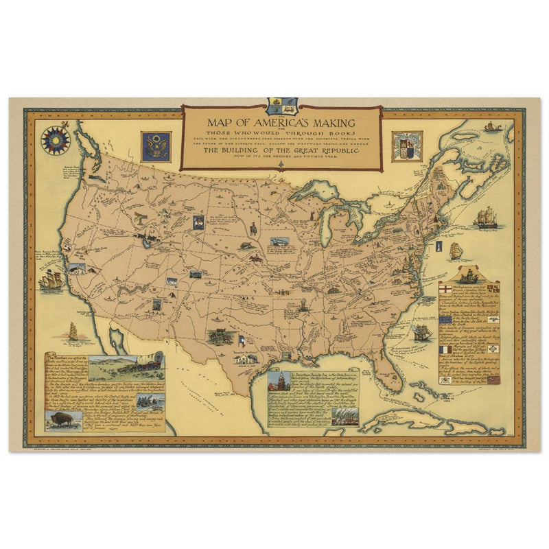 The Map of America’s Making by Paul Mayo Paine.