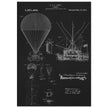 Airship patent illustration by T S C Lowe. Air Balloon